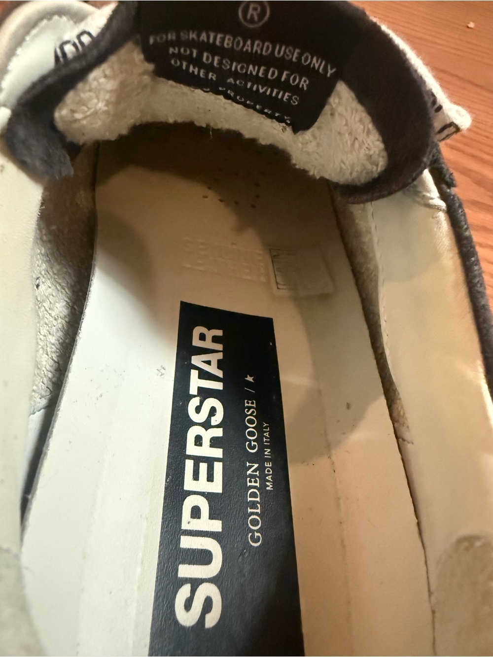 Golden Goose black suede low-top sneakers with silver star - Picture 2 of 6